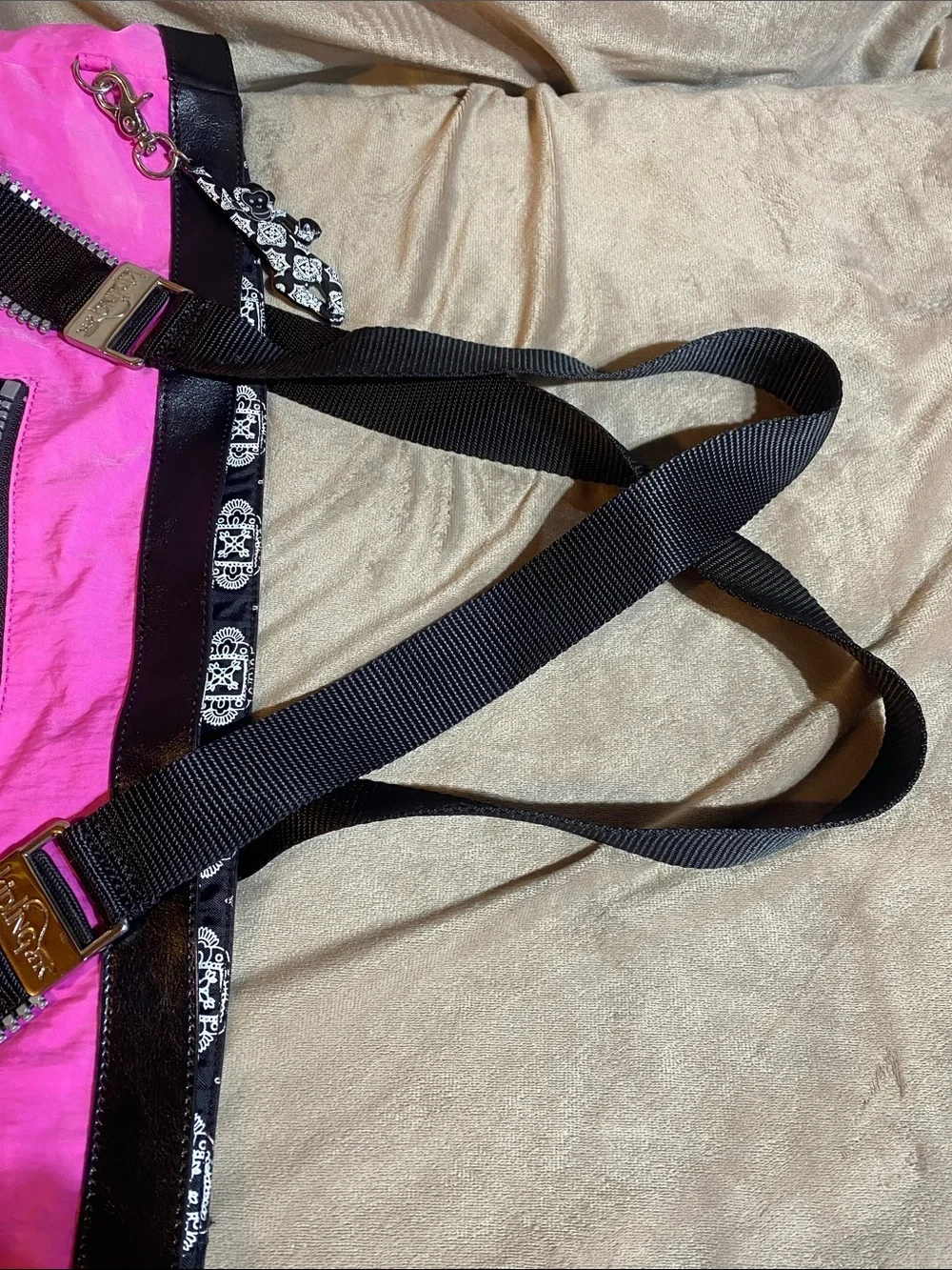 Kipling organization tote straps